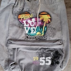 DISNEY Canvas Backpack Drawstring